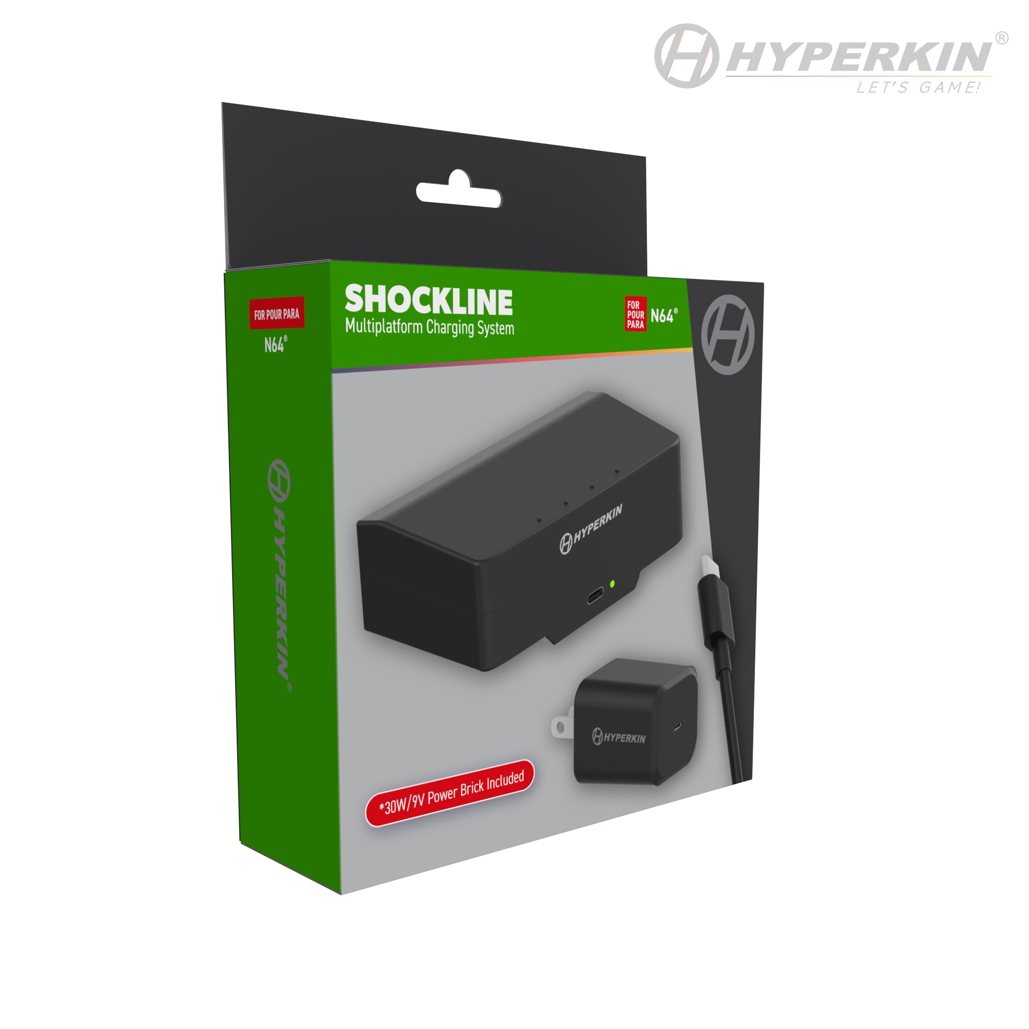 Hyperkin ShockLine USB-C Power Supply for N64