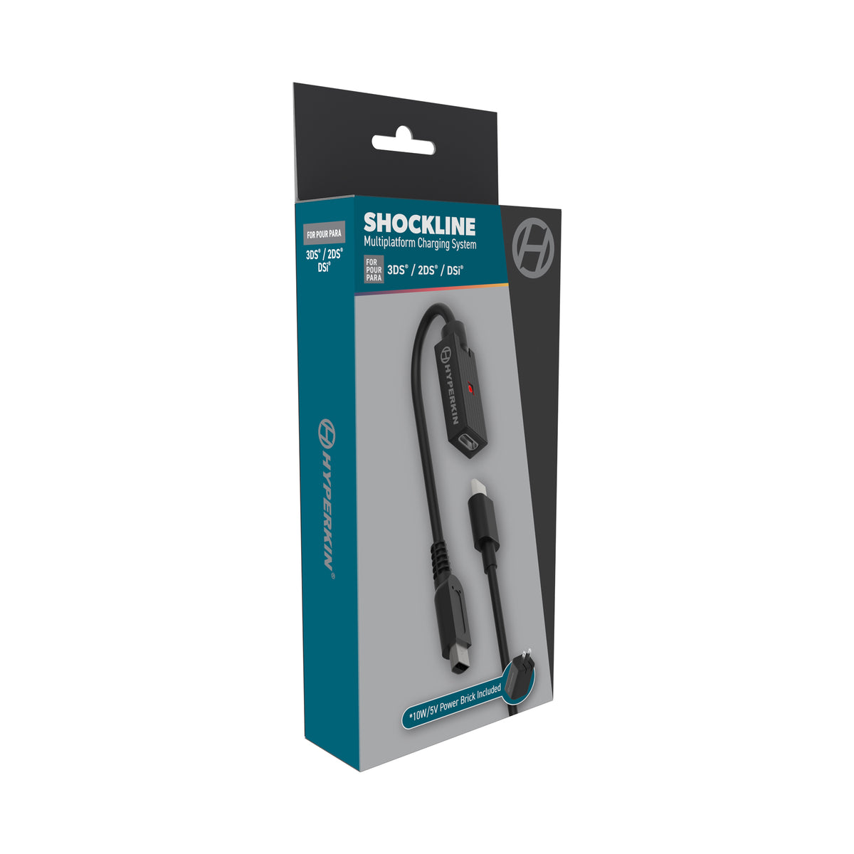 Hyperkin ShockLine USB-C Charging Cable Kit for 3DS 2DS DSi
