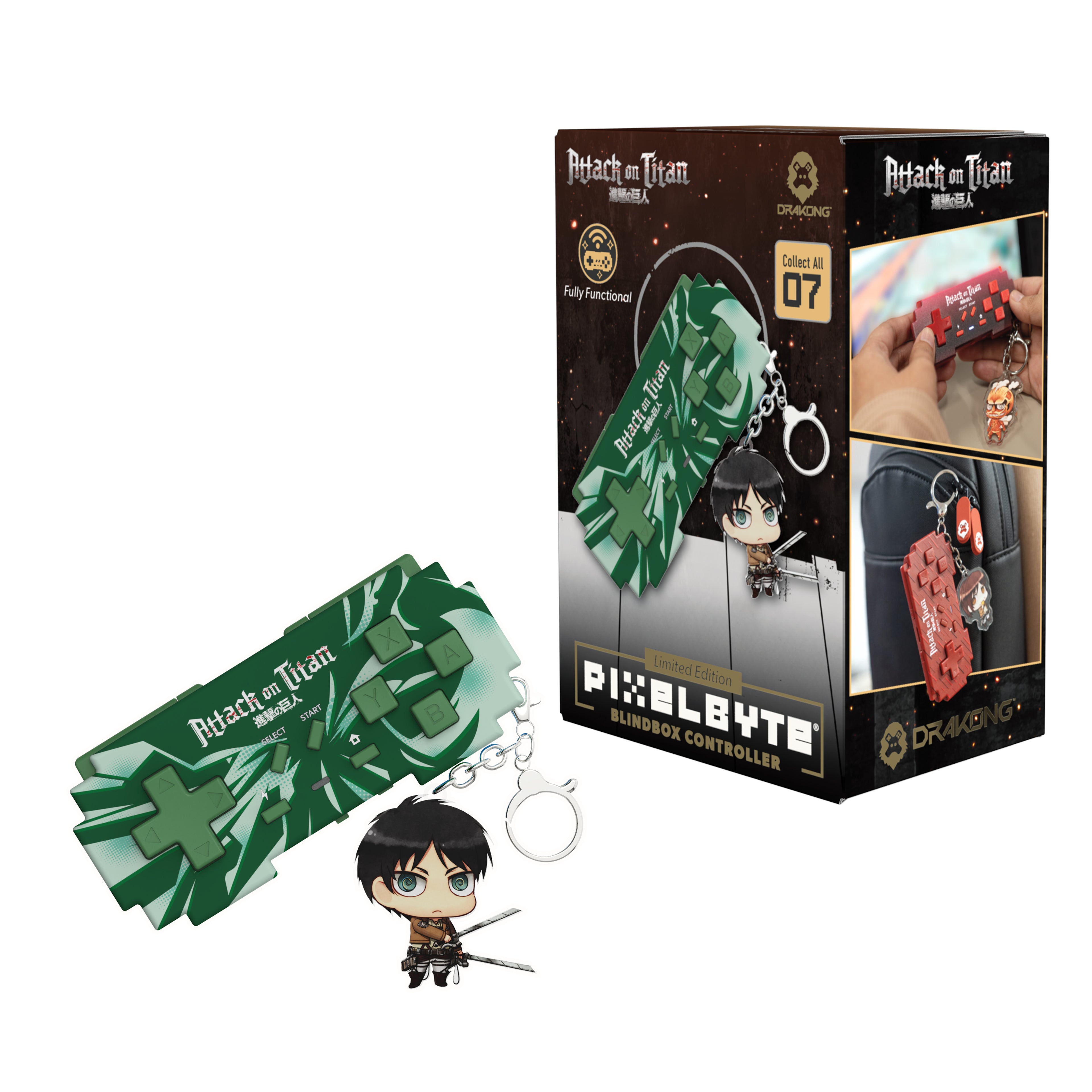 Drakong PixelByte Attack on Titan BlindBox - Single Box