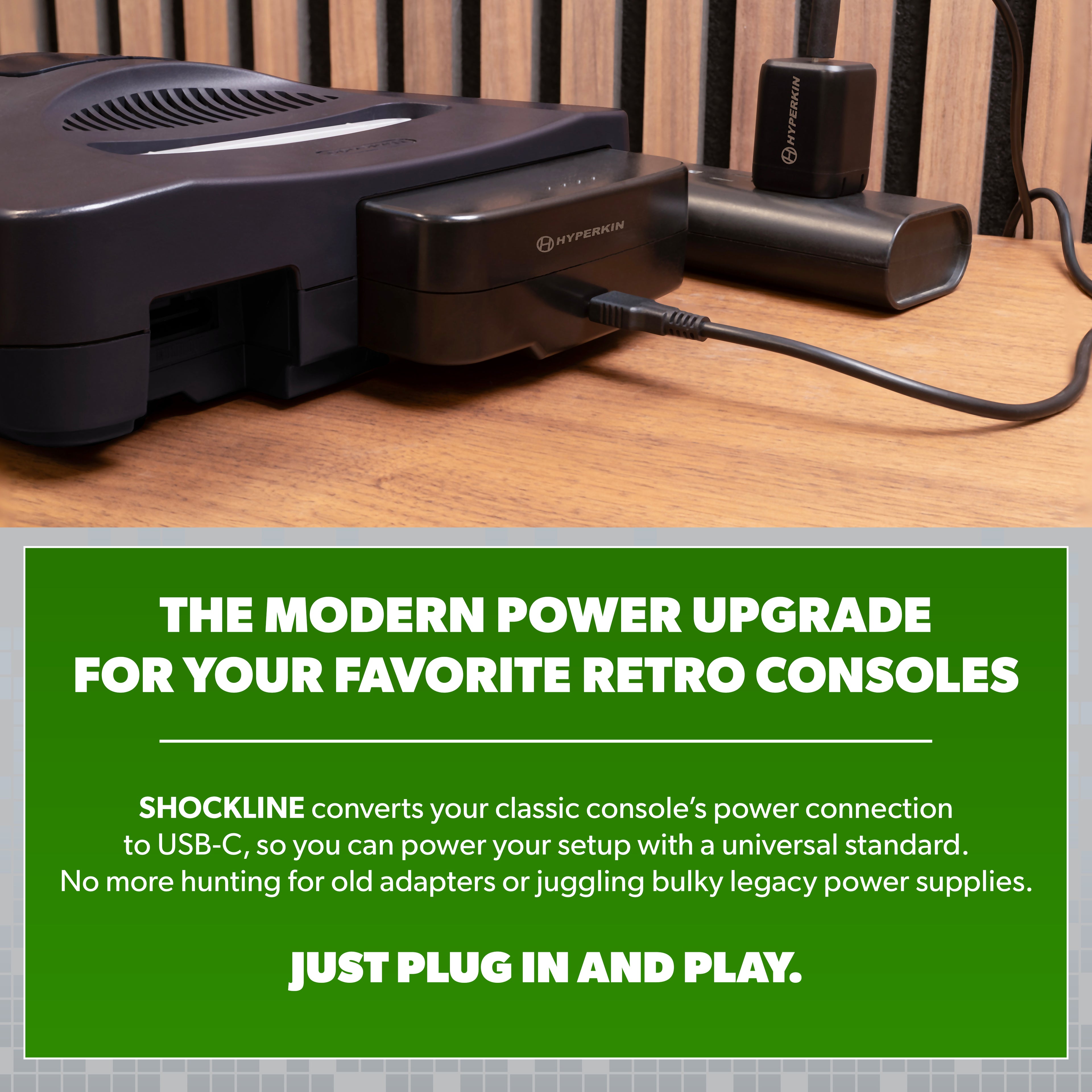 Hyperkin ShockLine USB-C Power Supply for N64