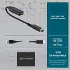 Hyperkin ShockLine USB-C Charging Cable Kit for 3DS 2DS DSi