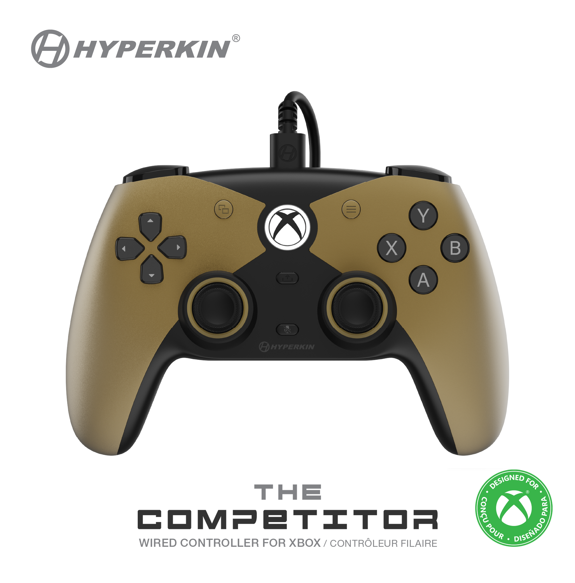 [Pre Order] Hyperkin The Competitor Controller - Gold