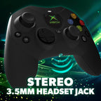 Hyperkin DuchesS XBOX controller with stereo 3.5mm headset jack for audio and chat on XBOX Series X S XBOX One and PC