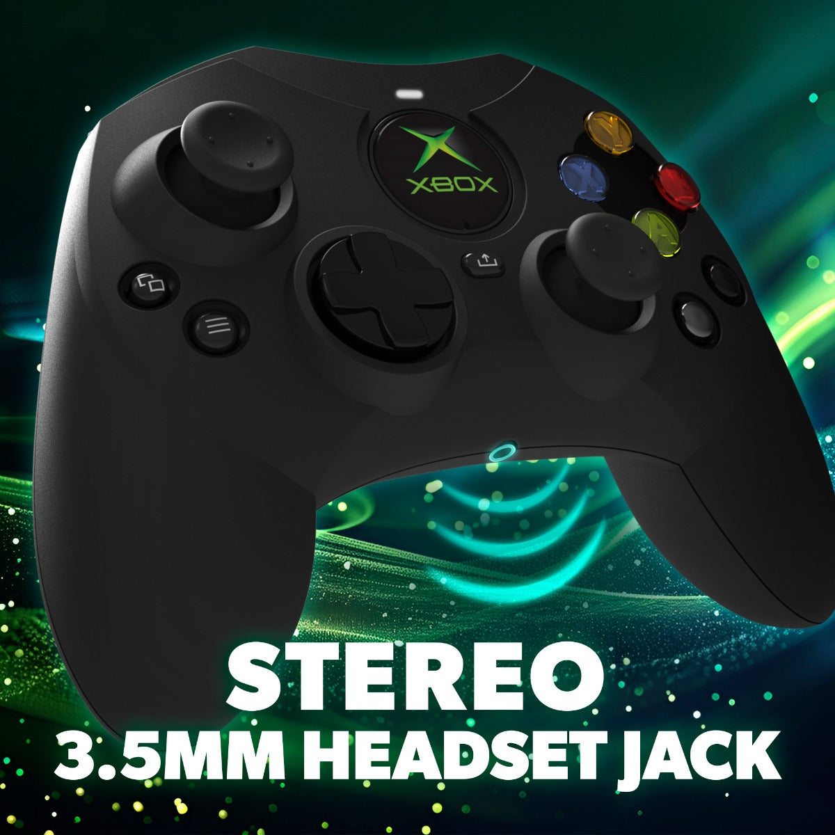 Hyperkin DuchesS XBOX controller with stereo 3.5mm headset jack for audio and chat on XBOX Series X S XBOX One and PC