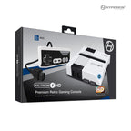 Packaging of Hyperkin Retron 1 HD Premium Retro Gaming Console, displaying console and controller image; highlights NES game compatibility, HD output, and Hyperkin branding.