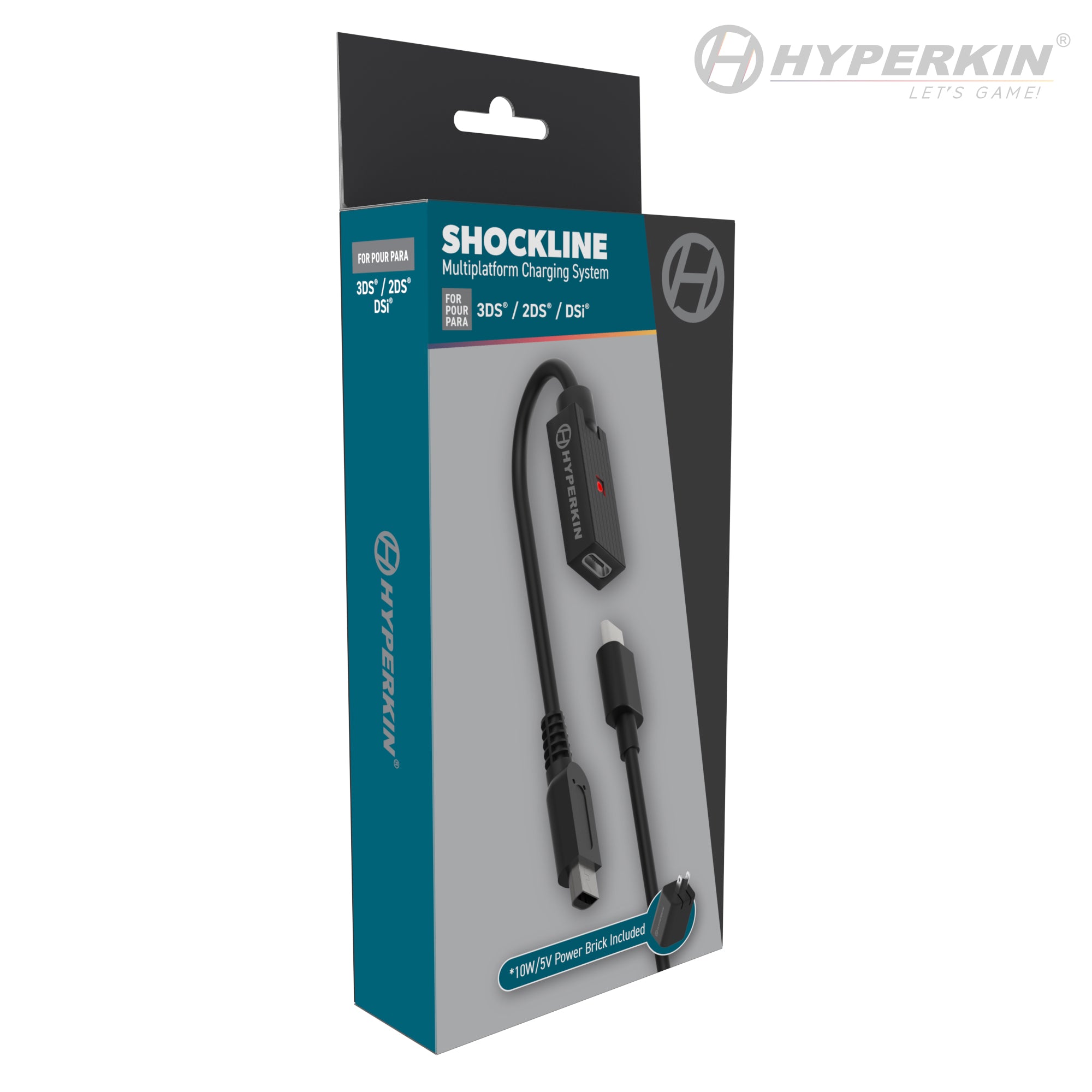 Hyperkin ShockLine USB-C Charging Cable Kit for 3DS 2DS DSi