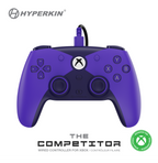 Purple gaming controller with Hyperkin branding on a white background