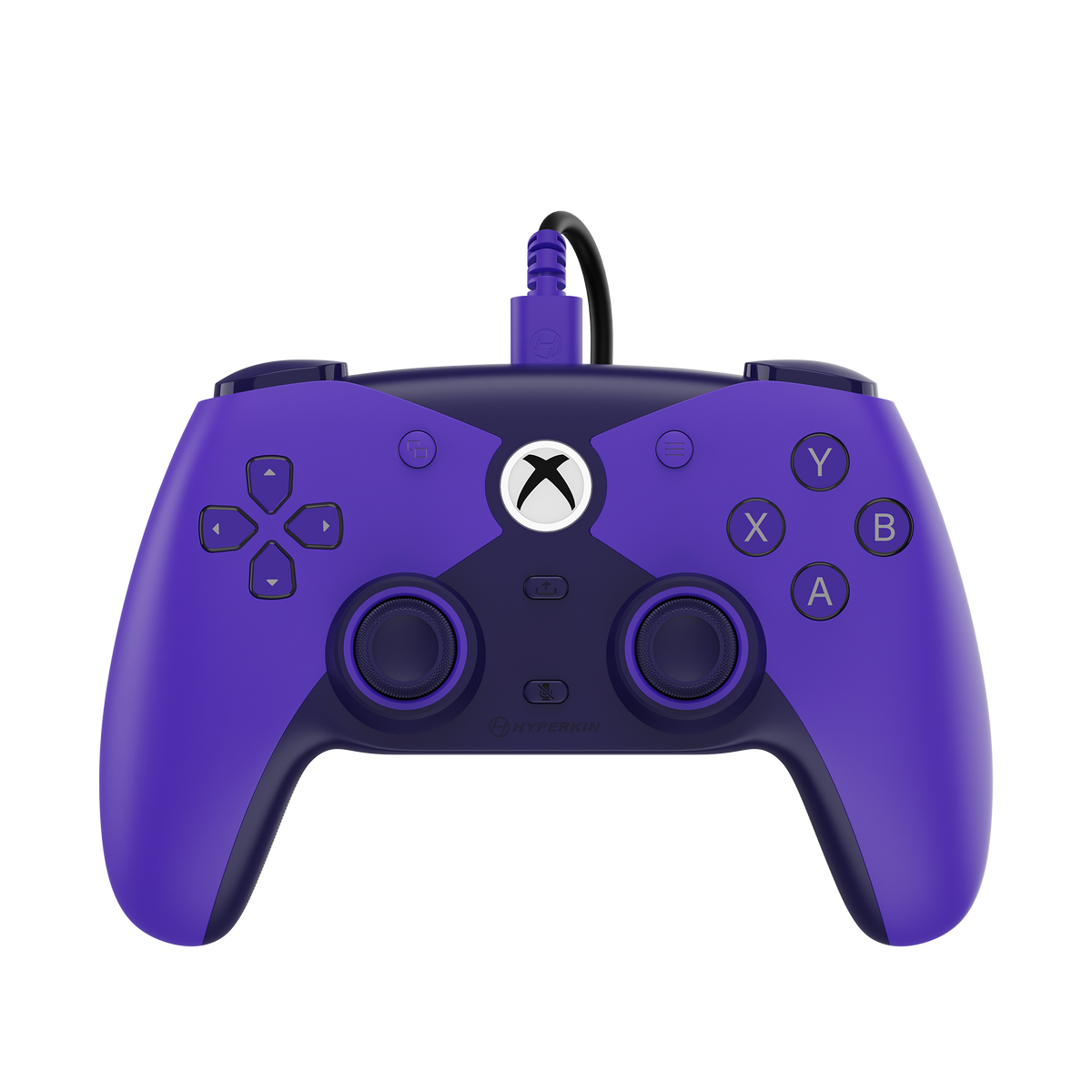 Hyperkin The Competitor Controller, wired Xbox-style controller in purple