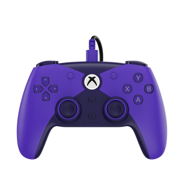 Hyperkin The Competitor Controller, wired Xbox-style controller in purple