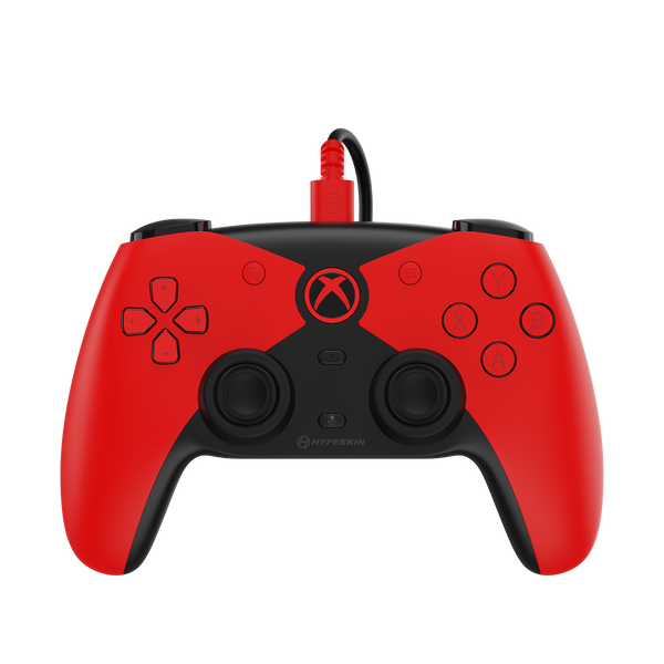 Hyperkin The Competitor Controller, wired Xbox-style controller in red