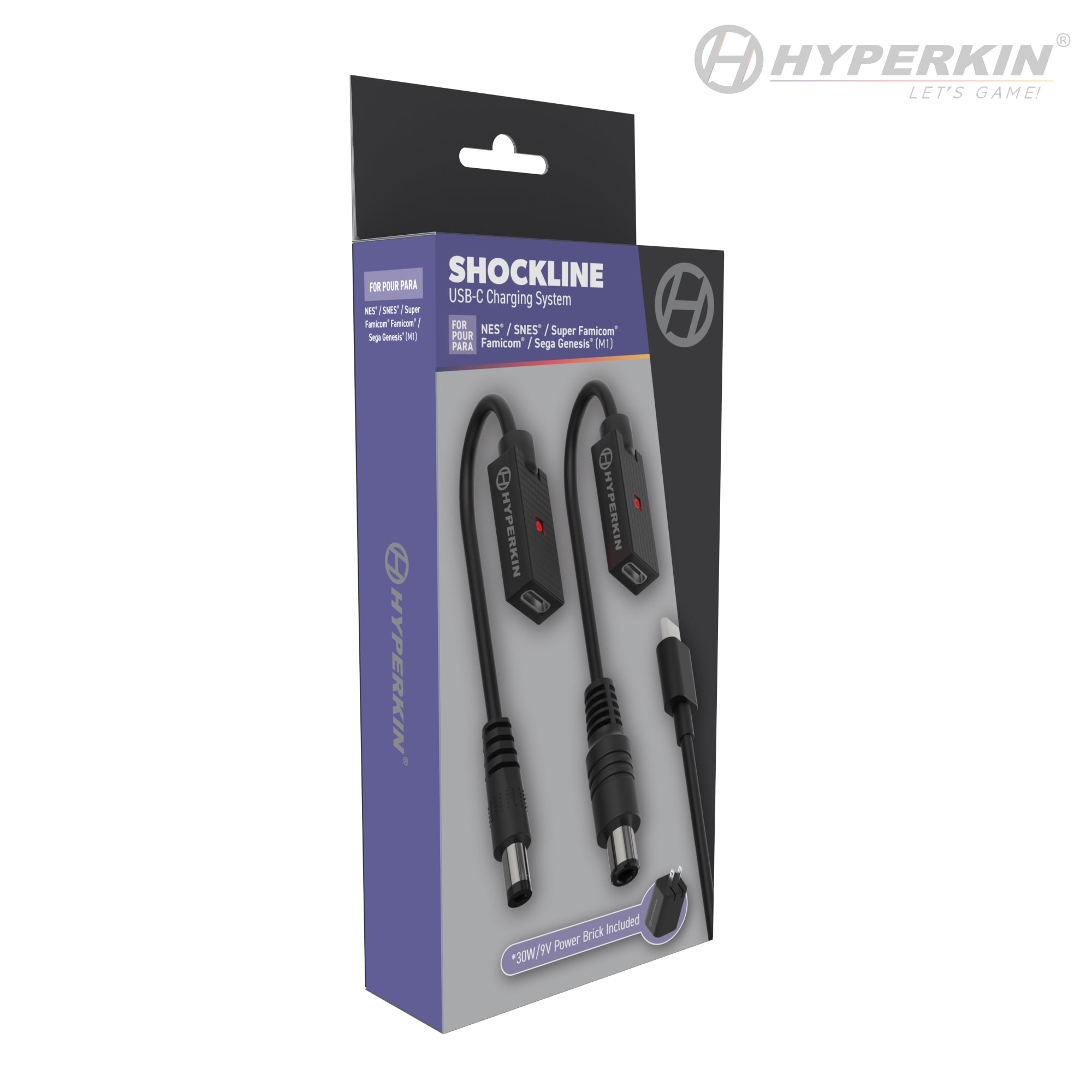 Hyperkin ShockLine USB-C Power Supply for Retro Consoles
