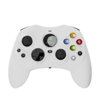White Hyperkin DuchesS wired Xbox controller with standard button layout