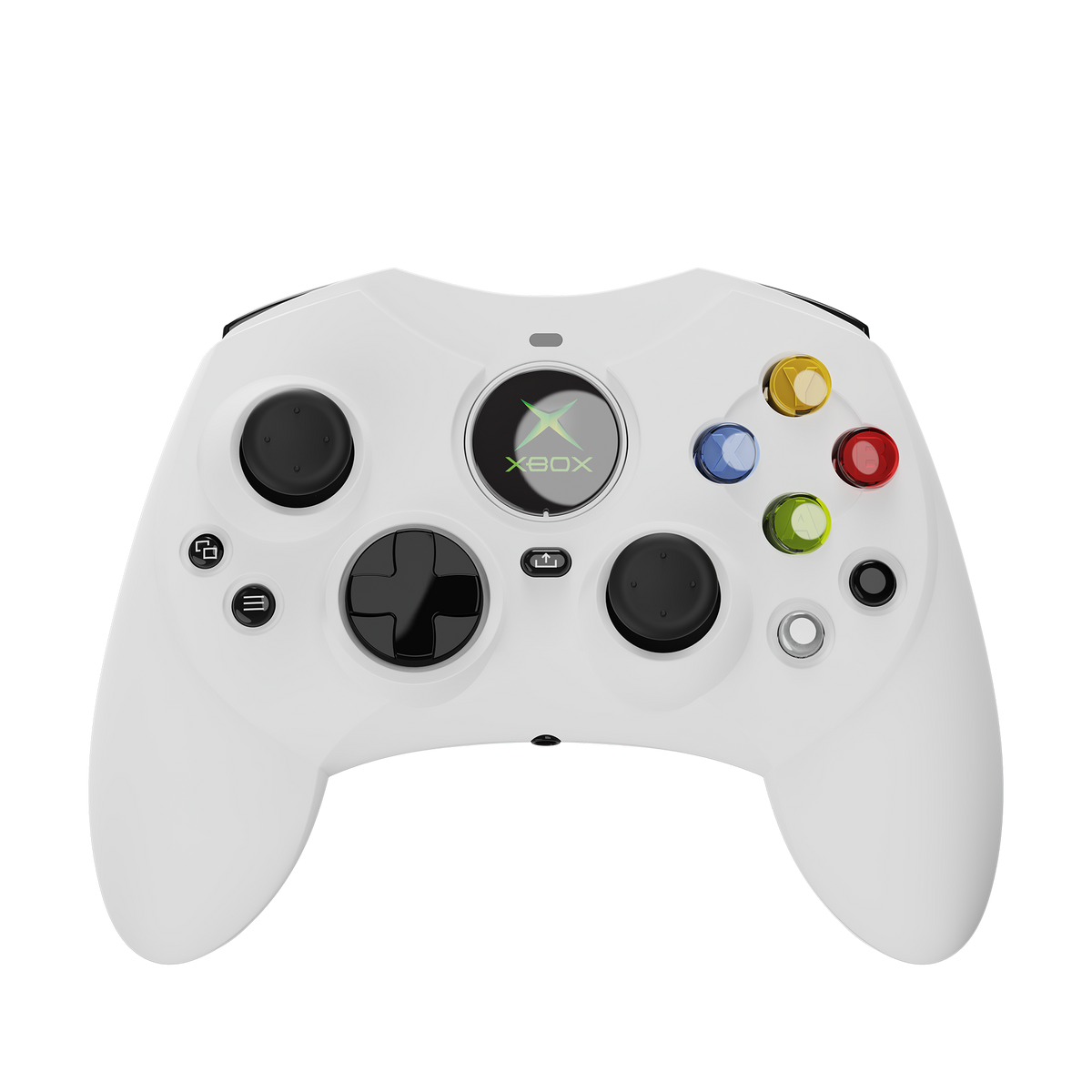 White Hyperkin DuchesS wired Xbox controller with standard button layout