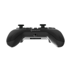 Bottom rear view of Drakong Challenger wired XBOX controller showcasing textured ergonomic grips, durable construction, and comfortable design for XBOX Series X|S, XBOX One, and Windows PC gaming