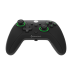Front view of Drakong Challenger wired XBOX controller featuring precision analog sticks, responsive D-pad, ergonomic grips, and compatibility with XBOX Series X|S, XBOX One, and Windows PC