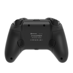 Rear view of Drakong Challenger wired XBOX controller showing textured ergonomic grips, responsive trigger buttons, and durable design for XBOX Series X|S, XBOX One, and Windows PC gaming