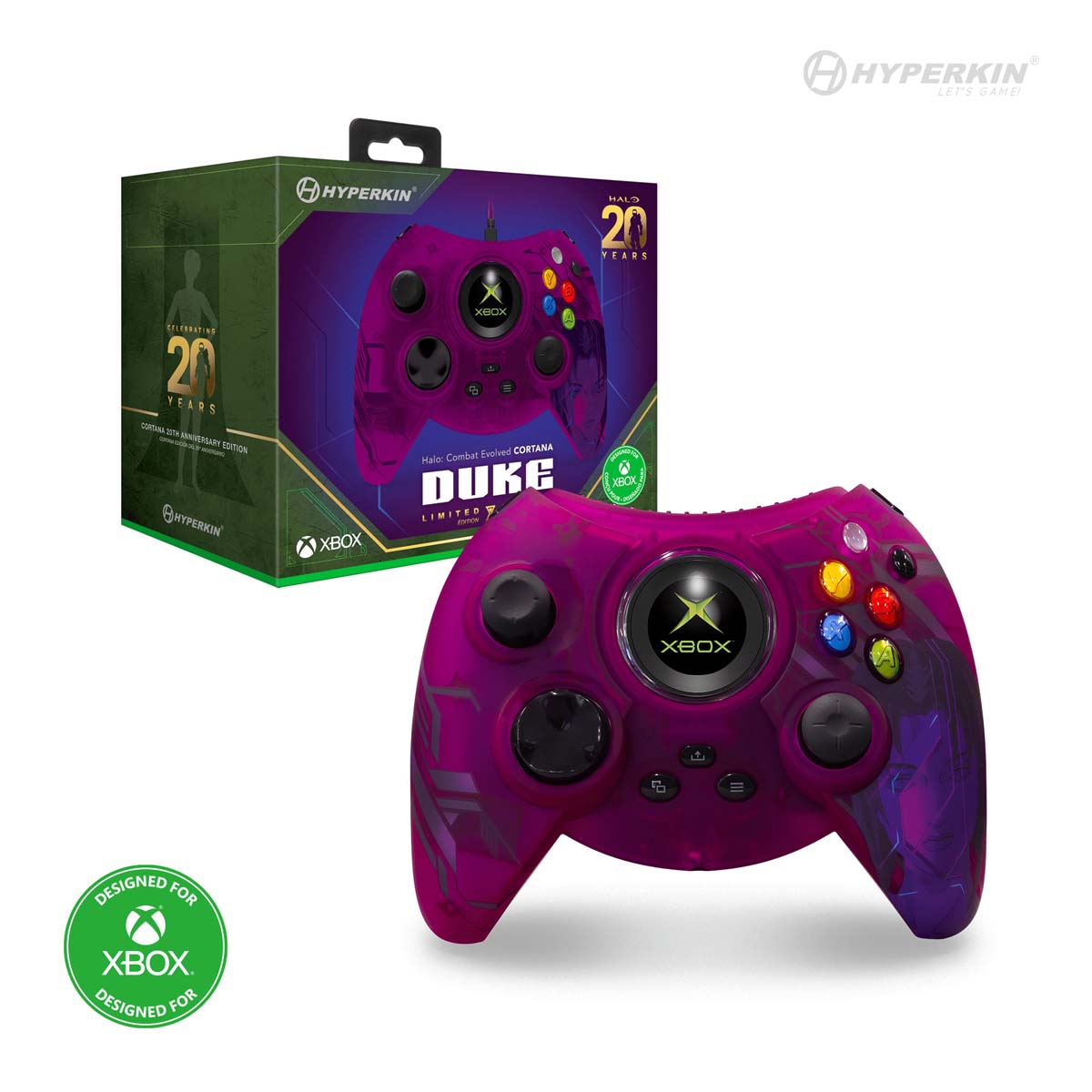 Duke Controller Layout Hyperkin Xbox 20th Anniversary Duke Controller – HyperkinStore