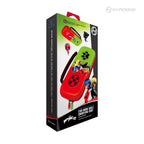 Retail packaging of Hyperkin Limited Edition EVA Hard Shell Carrying Case compatible with Nintendo Switch, Switch Lite, and Switch OLED. The case features red and green designs with black paw prints and ladybug motifs, inspired by characters from "Miraculous: Tales of Ladybug & Cat Noir." Officially licensed Miraculous product with branding and character artwork on the box.