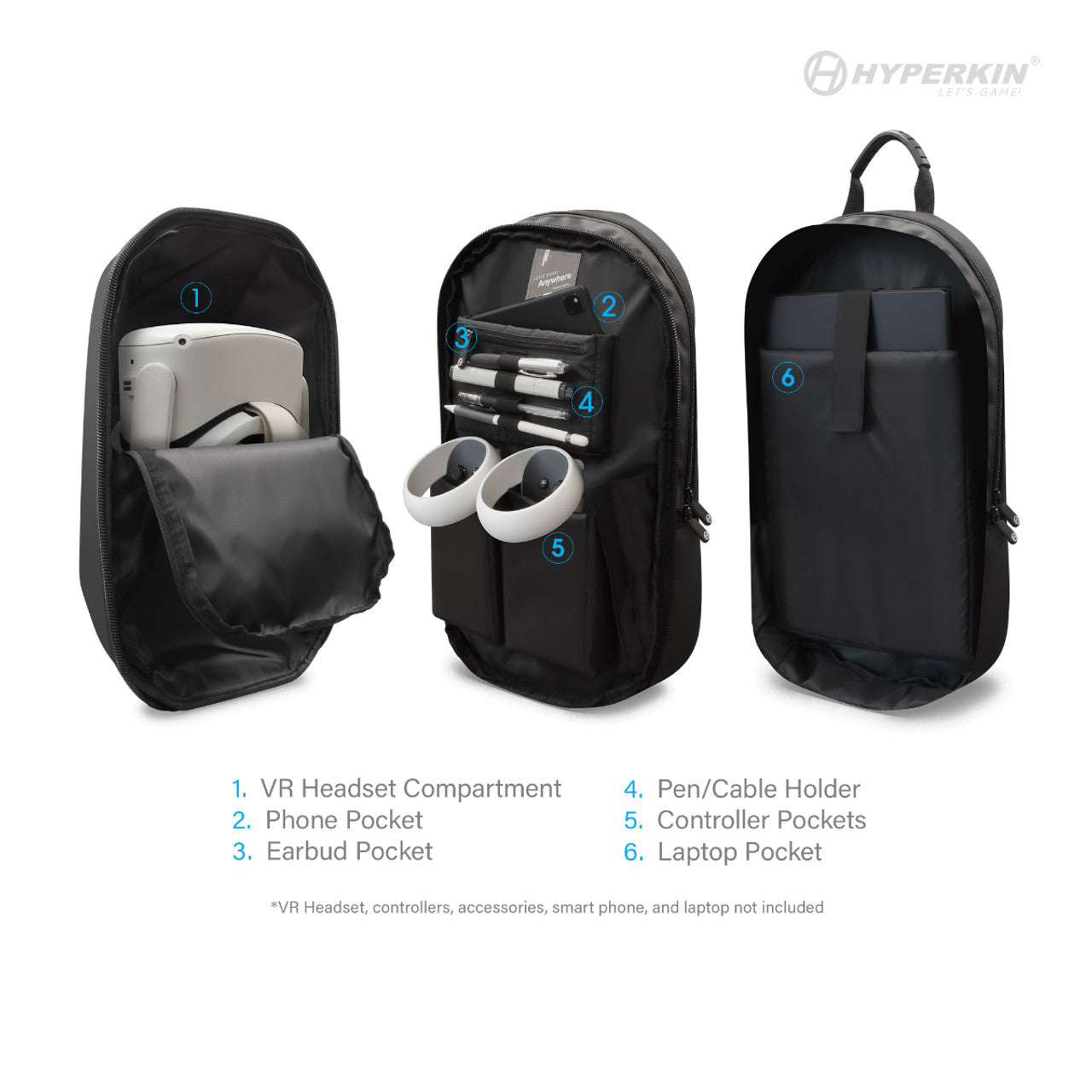 backpack for vr laptop Hyperkin Otherworld Backpack – Travel-Ready VR Headset Storage – HyperkinStore