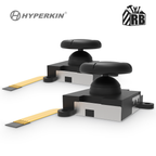 Two joystick replacement kits with black sticks and gray bases, one with the Hyperkin logo and RB brand tag.